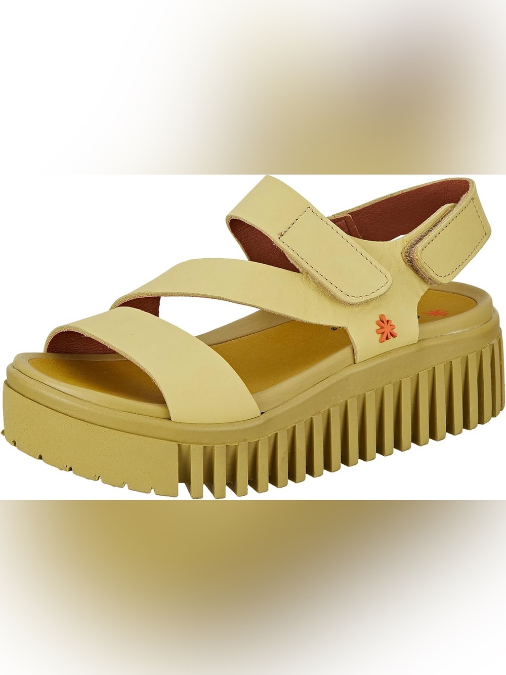 ART Platform Strap Sandal in wheat/yellow ⭐️